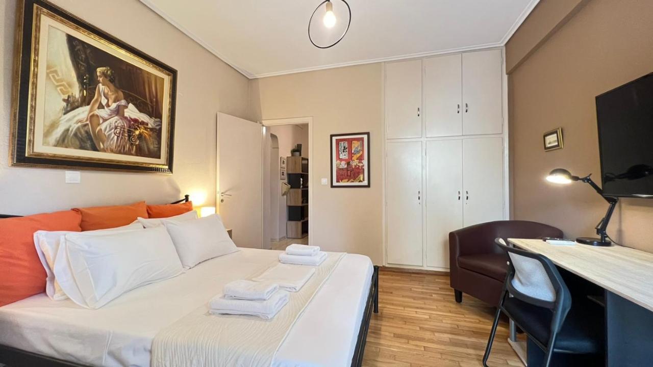 Koukaki Cozy Studio Retreat 1' From Metro Афины Экстерьер фото